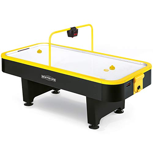 Preisvergleich Produktbild Automaten Hoffmann Turnier Airhockey-Tisch mit Luft Hochleistungsgebläse / Profi-Airhockeytisch für Wettkampf u. Liga / Inkl. Pucks, Griffen u. Elektronischem Zählwerk / 245x123x80 cm / 120 kg