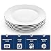 Y YHY Ceramic Dinner Plates, 10.6 Inch Porcelain Scalloped Plates, Off-White Serving Dishes Set of 6 for Home Kitchen, Microwave & Dishwasher Safe, Dinnerware Dishes Gift for Thanksgiving Christmas