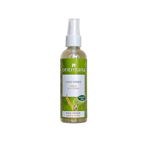 Orientana - Tonique Naturel Pour Le Visage Neem Citron | Sans Alcool Aloe Vera | Vegan Anti-Âge Et Anti-Acné Nettoyant Hydratant Apaisant Et Matifiant | Peau Grasse - 100ml Cover