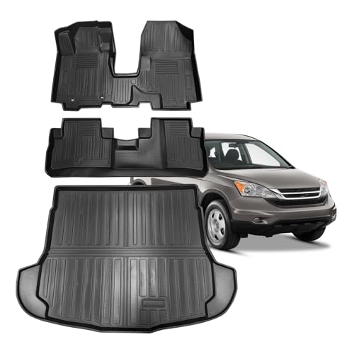 Tapis de sol Honda CRV 2007-2011 en caoutchouc pour sorties outdoor et pluie