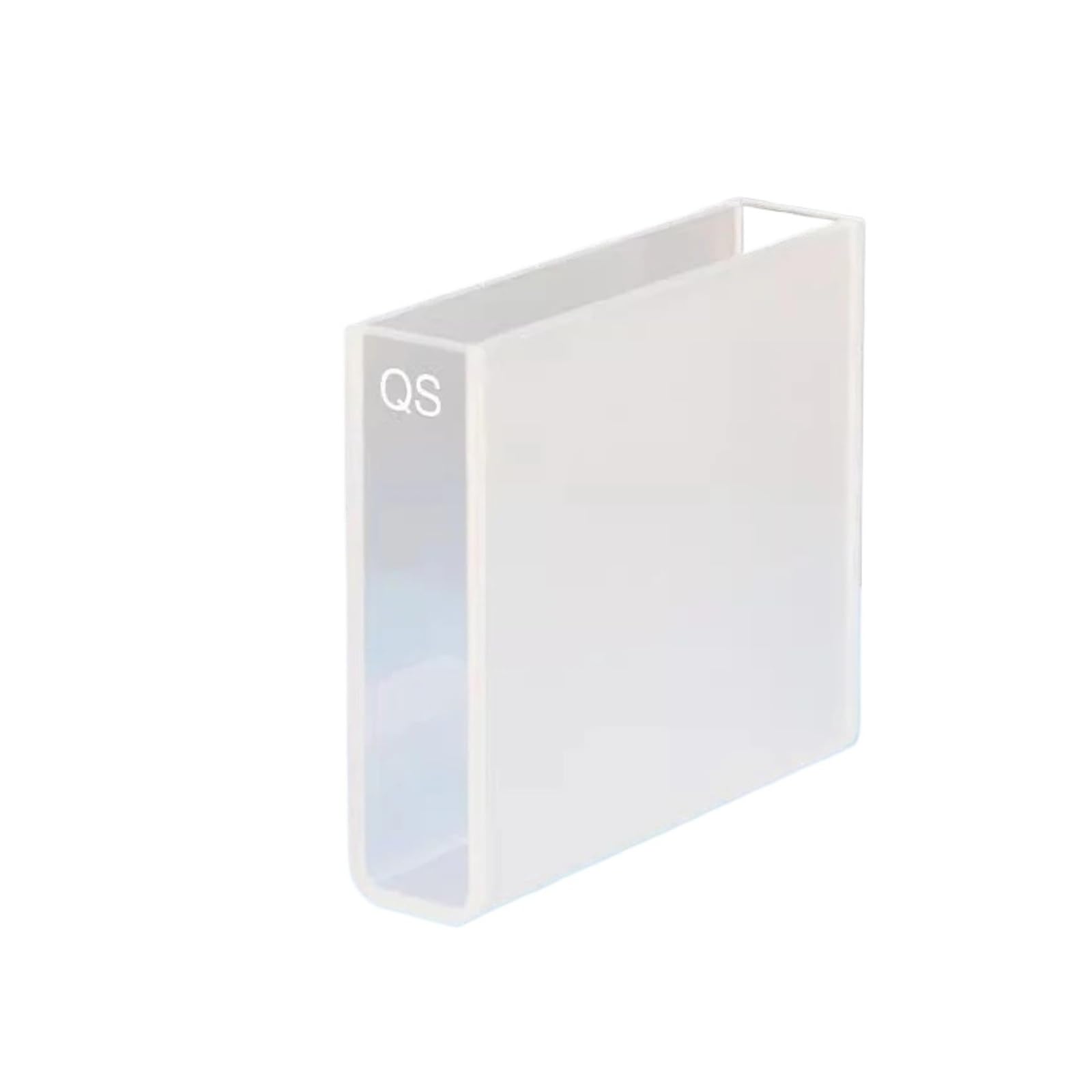 2 Celdas de cubeta de Cuarzo con Tapa, Longitud de Recorrido de 50 mm, JGS1 for Laboratorio de espectrofotómetro, Dimensiones 12,5 x 52,5 x 45 mm, Volumen 17,5 ml(Standard)
