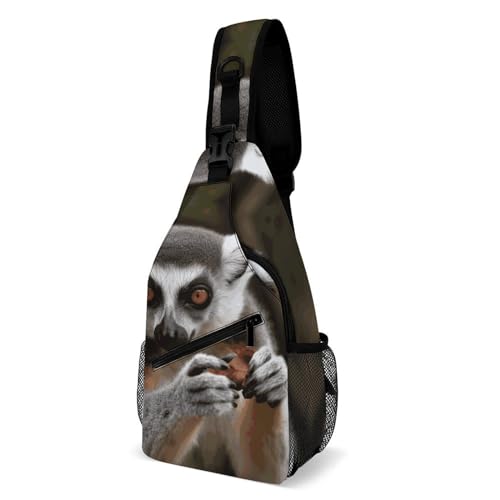 Mochila bandolera deportiva casual para trekking miniatura 1