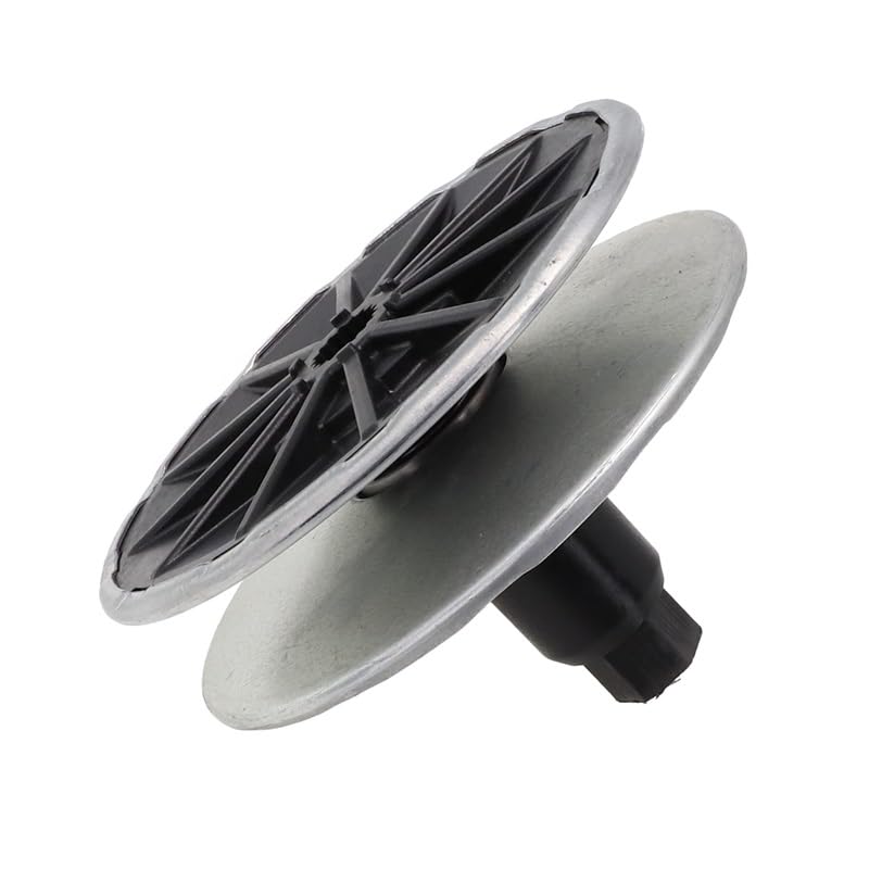 1 Juego de polea, variador secundario de Metal de Dos etapas, Negro for D105 E100 X105 X106 MIA12482, Accesorios for cortacésped