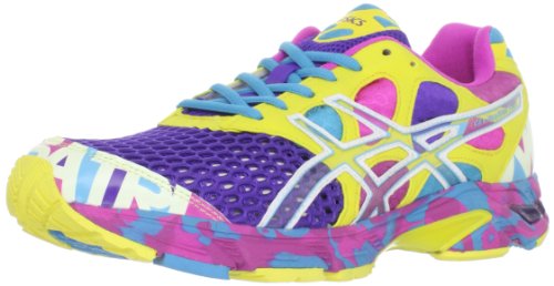 ASICS Women's Gel-Noosa Tri 7 Running Shoe,Electric Purple/White/Sun,8.5 M US
