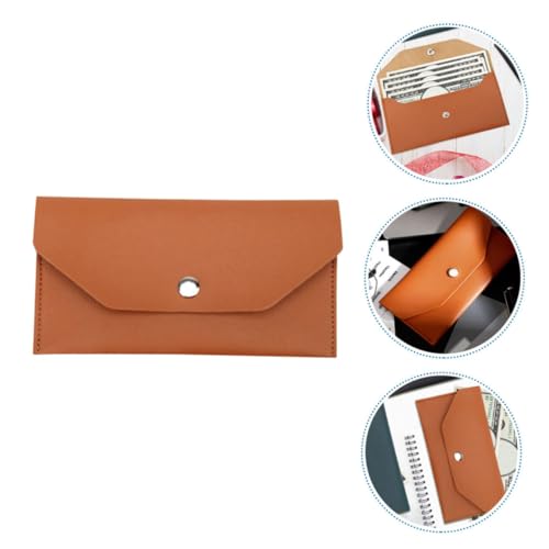 LIFKOME 2pcs Pu Leather Envelope Bag for Women Compact Wallet Long Purse Cash Pouch Elegant Clutch4