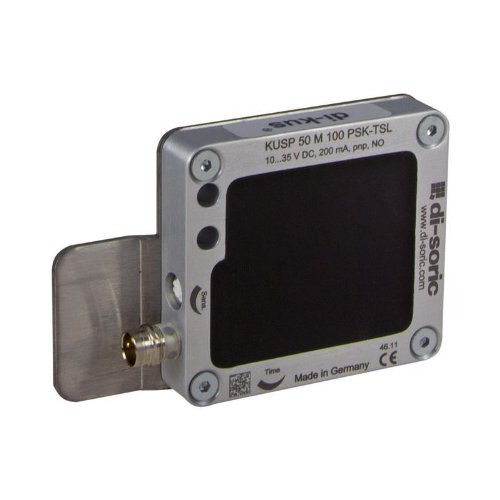 KUSP 50 M 100 PSK-TSL (202730), 10..35 VDC, 15 MA, Aluminum, Connection: Connector / M8 / 3-PIN, Contact Sensor, IP67, Pulse STRECHING: 0.1 … 30MS Adjustable, Switching Output: PNP 200 MA