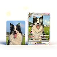 Chu6an6d Tarjeta personalizada para perro, tarjeta de