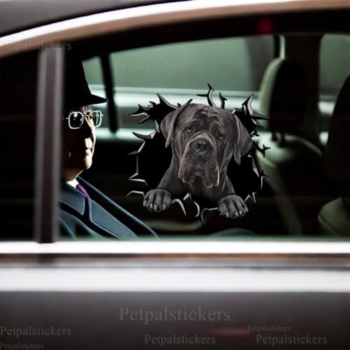 Image of Cute Dog Stickers for Car Window Decals Waterproof Funny Sticker (Cane Corso Stickers)