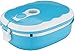 XiuLi 1/2 Couche rectangulaire isolé Alimentaire en Acier Inoxydable conteneur à Lunch boîte à Lunch conteneur de Stockage de Nourriture Enfants Thermos de Nourriture Chaude (Blue 1 Layer)