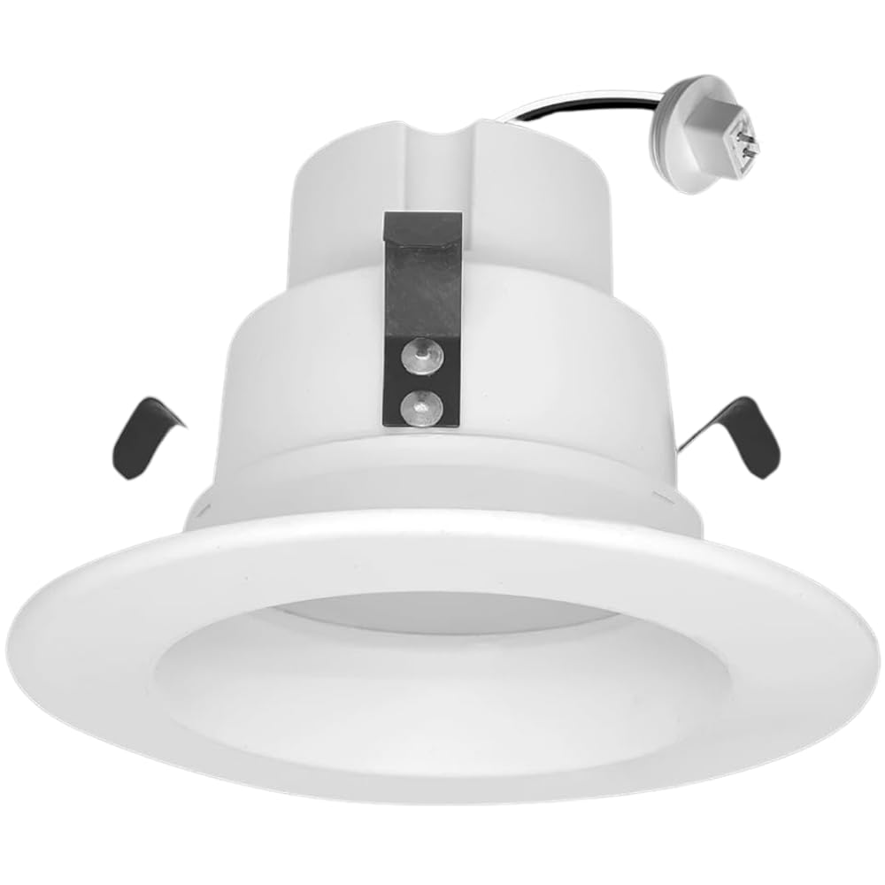 Shadid 4 Inch MR16 Retrofit LED Recessed Lighting, 5CCT Selectable 2700K/3000K/3500K/4000K/5000K, 10W 600LM, Dimmable Low Voltage LED Downlight, GU5.3 12V Recessed Light 75W Halogen Equal, 6 Pack