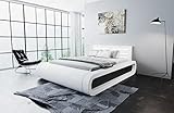 Designerbett Sorano Bettgestell ohne Lattenrost und Matratze mit LED Licht Bett verfügbar in...