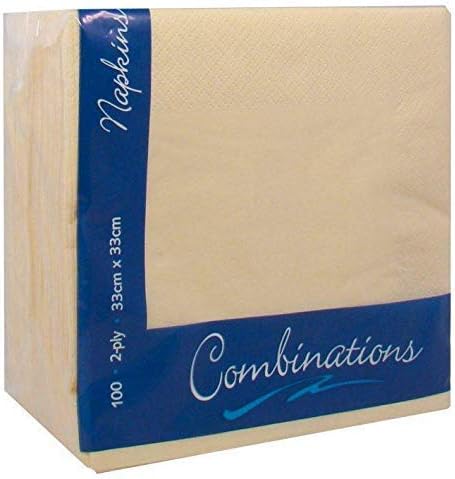 Combinations Orange Napkins 2ply 100 Pieces For Parties/Events/Dinners/Home