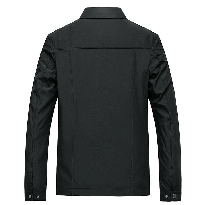 Veste coupe-vent légère homme avec revers chic pour le printemps
