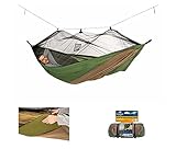 AMAZONAS Ultraleicht Hängematte Adventure Moskito Hammock Thermo 470g g 275 x 140 cm Packmaß 33 x 8,5cm bis 150 kg
