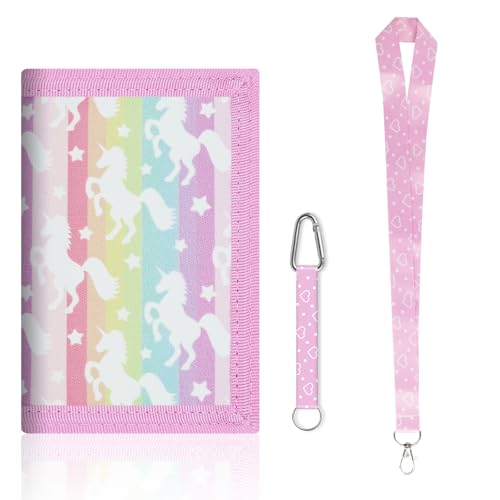 DOINEUFL Geldbeutel Kinder, Portmonee Kinder, Brustbeutel Kinder,...