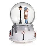 ❥ (^ _-) Tenga cuidado de no colocar la caja de música de la bola de cristal en un lugar donde la temperatura sea inferior a 0 ℃, porque si la temperatura es demasiado baja, el líquido de la bola de cristal puede congelarse y dañar el bola de cristal.