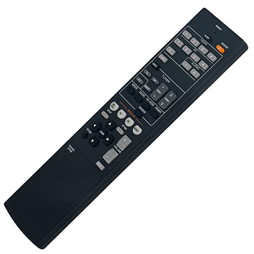 VINABTY RAV462 ZA11340 Replacement Remote Control Compatible with Yamaha AV Receiver HTR-2866, black - Image 3