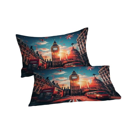 Housse de couette microfibre de qualité supérieure parure de lit palmier et fleurs