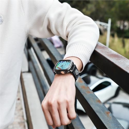 Coque métal Apple Watch Ultra 2 49mm antichoc EZZON