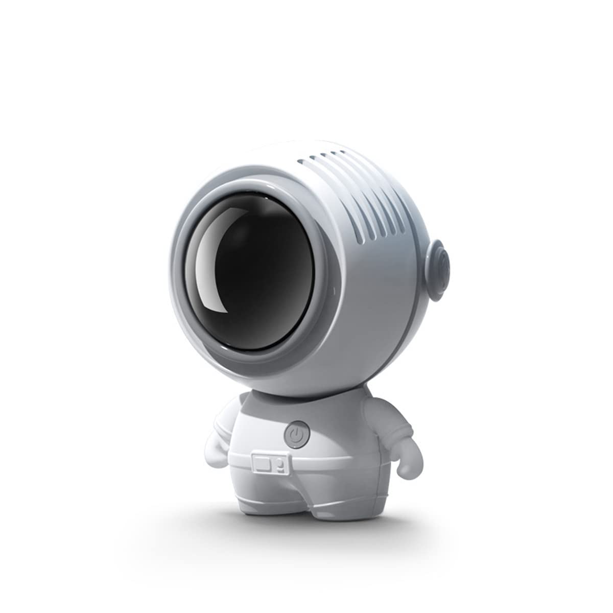 ALMEKAQUZ Handheld Mini Fan, Handheld Neck Fan, Small Personal Portable without Fan Blade, Battery Powered, Astronaut Fan, Speed Adjustable, USB Rechargeable Model, Cooling Neck Fan (White)