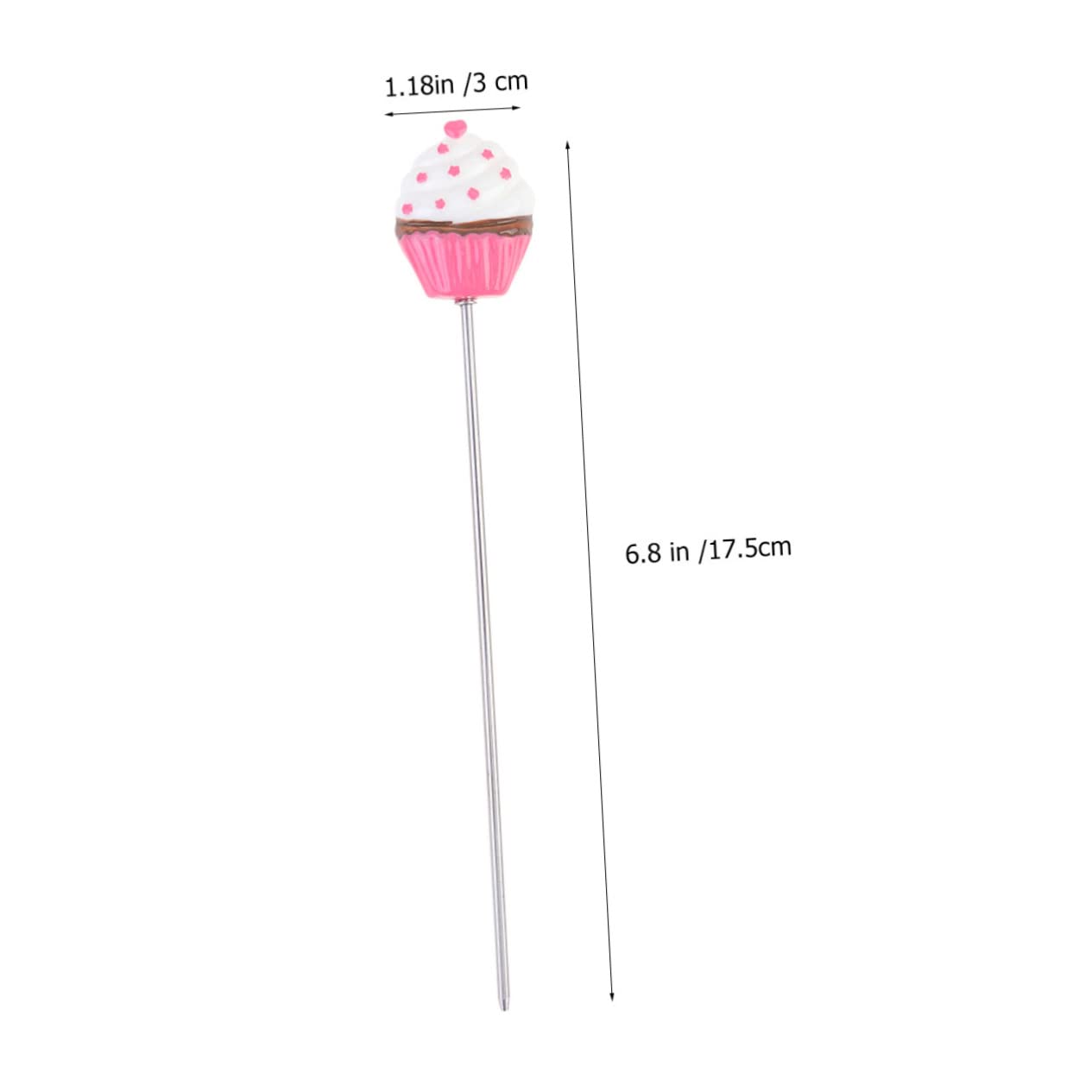 FUNOMOCYA Upgrade Your Baking 4pcs Stainless Steel Cake Tester Stick for Cupcake Muffin Doneness Check