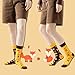 Imagen de NxnChc Calcetines Divertidos Unisex para Mujer y Hombre con Diseños Asimétricos en Par