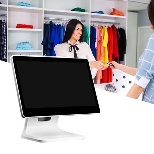 Image of 15.6 in Touch Screen Cash Register, Enhancing Transaction Efficiency,Screen Display Cash Monitor,Screen Adjustable Angle