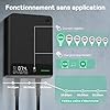dé Borne de Recharge Véhicules Électrique 7kW APP [7,5m, 6-32A, Monophasé] Wallbox 7kW avec Câble de Recharge Type 2 7,5m, RFID, Borne de Recharge avec RCD Type-B et ip54 pour E-208 et autres BEV/PHEV