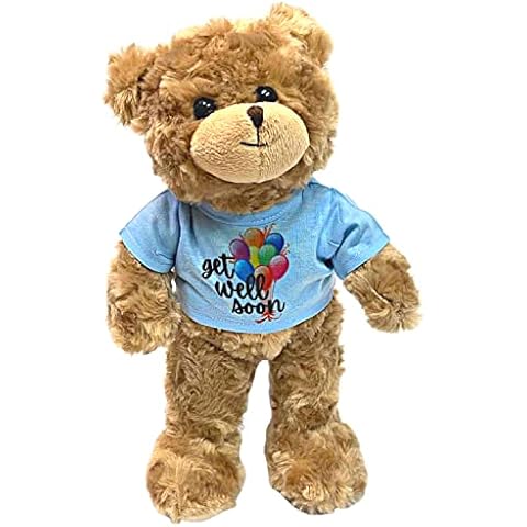 Jolitee Recovery Bear Gifts for Kids and Adults, Teddy Broken Arm Broken Leg, Get Well Stuffed Animal Teddy Bear with Left or Right Arm Cast Sling 10.5 inches (Get Well Soon Boy) Cover