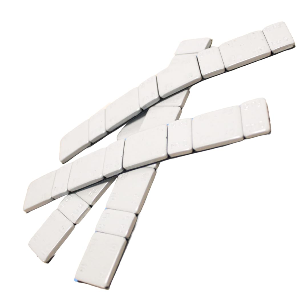 EXPERT 50 Pièces Pneus Barre Adhésive Masses D'Équilibrage, Blocs d'équilibrage pour Voiture - (5g + 10g) = 600g | Équilibrage Précis, Stabilité et Sécurité Optimale