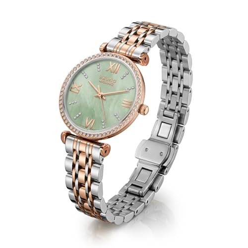 Image of BRUNO MILANO Luxe Diamond Studded Bezel Watch for Women and Girls