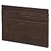 Amazon Brand - Eono, porta carte di credito in pelle da uomo e donna, con scomparto per banconote, design piatto e funzione di protezione da identificazione RFID (Pelle marrone effetto vintage/usato)