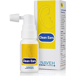 Naveh Pharma CleanEars Earwax Removal Spray Ear Wax Softener Baby Ear Cleaner Irrigation and Wax Dissolution – All…