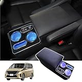 クラフトワークス セレナ C28 e-power 用 コンソールボックス LED コンソール ボックス アームレスト センターコンソール 収納 肘置き SERENA (ワイヤレス充電無, 肘置きタイプ（運転を快適にしたい方）)