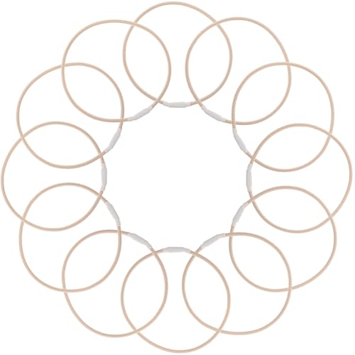 Mobestech 12 Fasce Elastiche Antiurto per Microfono in Gomma 22 CM Anelli Smorzatori di Vibrazioni per Supporto Microfono a Braccio e da Scrivania Professionali