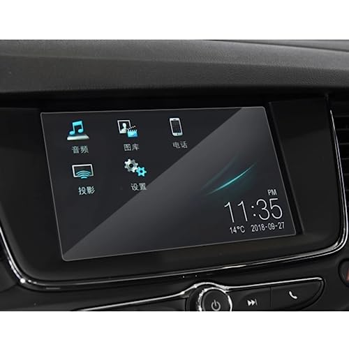 Verre trempé Opel Crossland X anti-rayures pour écran de navigation GPS 7"
