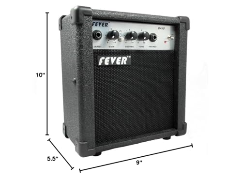 Fever GA-10 10 Watts Guitar Combo Amplifier with Overdrive Distortion Switch - Image 5