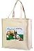 Produktbild Bearded Collie Einkaufstasche aus Baumwolle, Cremefarben