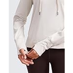CRZ YOGA Cloud Jersey Pullover Hoodies for Women Long Sleeve Hooded Workout Sweat Shirts Casual Yoga Tops with Thumb Holes - Image 4