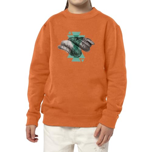 Sweatshirt enfant serpent biologie pull confortable qui ne pique pas