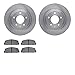 Dynamic Friction Company Rear Brake Rotors with 5000 Advanced Brake Pads 6502-80163