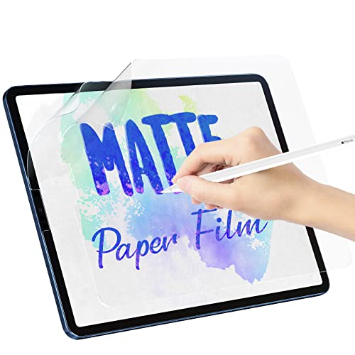 [2 Pezzi] Pellicola Protettiva Effetto Carta per iPad Air 5/4 10,9 Pollici,iPad Pro 11 Pollici 2022 2021 2020 2018, Protezione Schermo Opaca in Carta Pet, Screen Protection Antiriflesso/Anti-Impronte