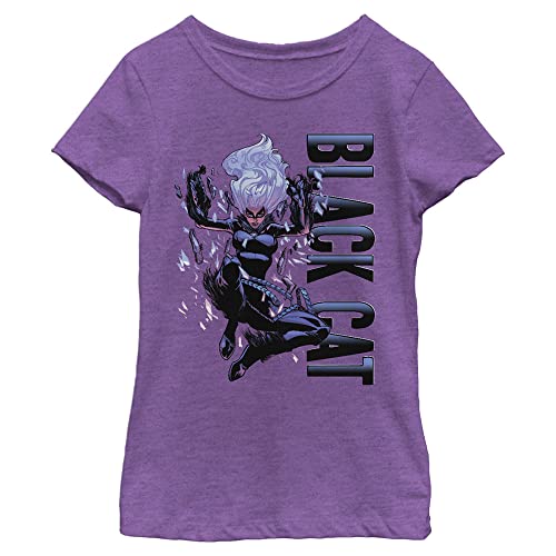 T-shirt Marvel Black Cat pour le collège et les loisirs en taille XS