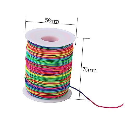 Cordón elástico para manualidades y pulseras en casa con este pack de dos rollos 6