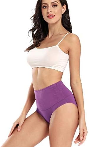 wirarpa Women's Cotton Stretch Underwear Briefs Soft Breathable High Waisted Full Coverage Ladies Panties Multipack - Image 2