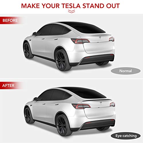 BASENOR Tesla Model Y Performance Spoiler Original Trunk Wing ABS Matte Black 2020 2021