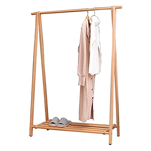 Portant à vêtements avec rangement inférieur en acier robuste