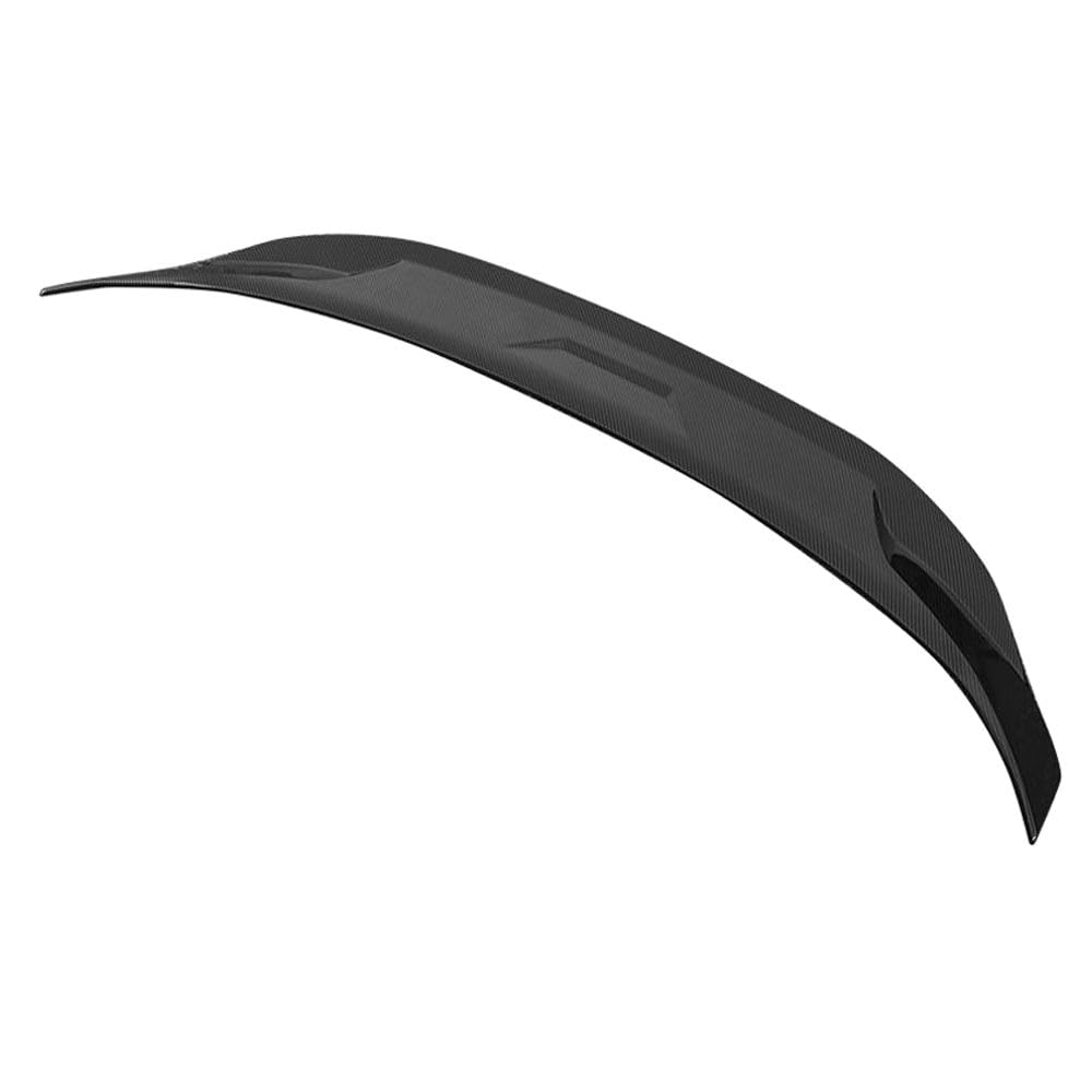 EASDCFSF for Honda for Civic EX/LX/Si/Sport 2022-2023 JDM Style Trunk Spoiler Wing Carbon Fiber Print ABS 1 Piece Rear Gloss Black,Matte Black Available -HC224JDM