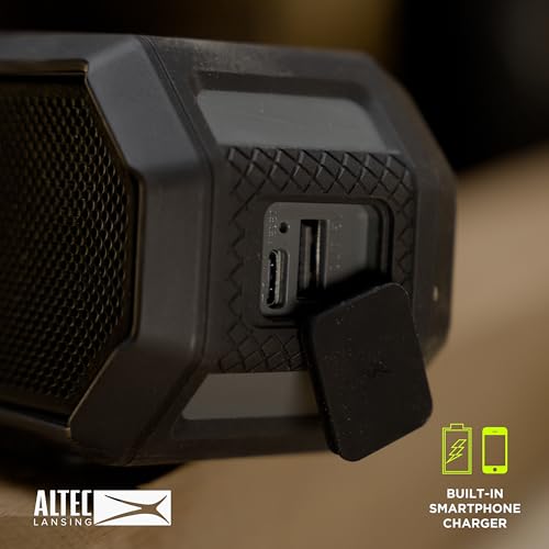 Altec Lansing Magnetic Bluetooth Speaker HYDRAJOLT 2.0, Waterproof IP67, 12W Output Power, 16H Battery, Multicolor LED, 100ft Wireless Range, Voice Assistant, USB-C Quick Charge - image 9