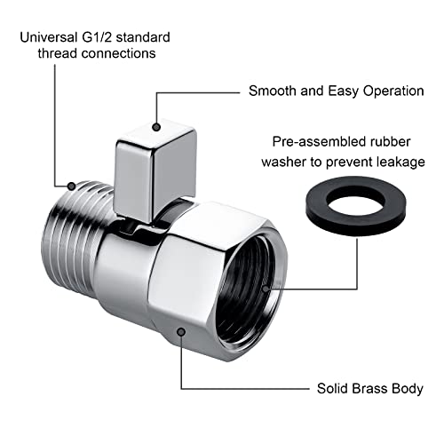Cabezal de Ducha de Mano con 9 Ajustes BRIGHT SHOWERS miniatura 7